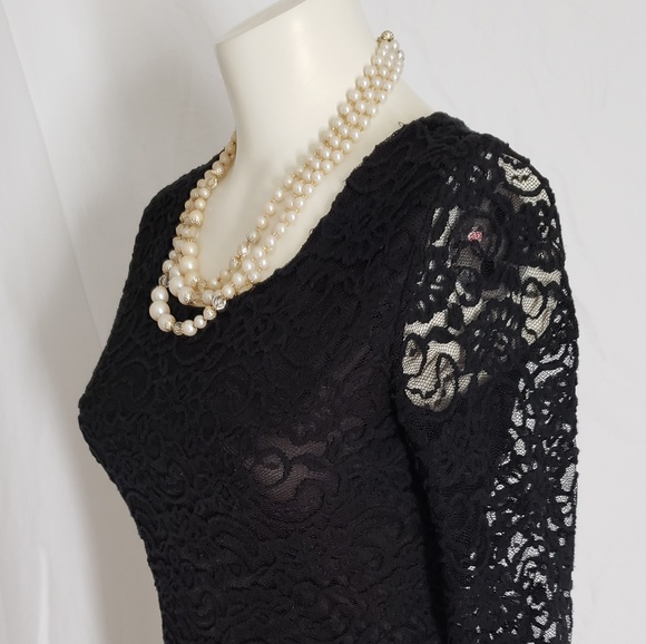 Anthropologie Alice & You Lace Overlay Dress - Picture 1 of 7